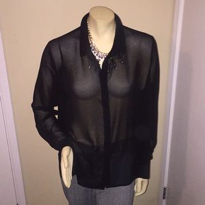 H&M High Low Blouse Size14